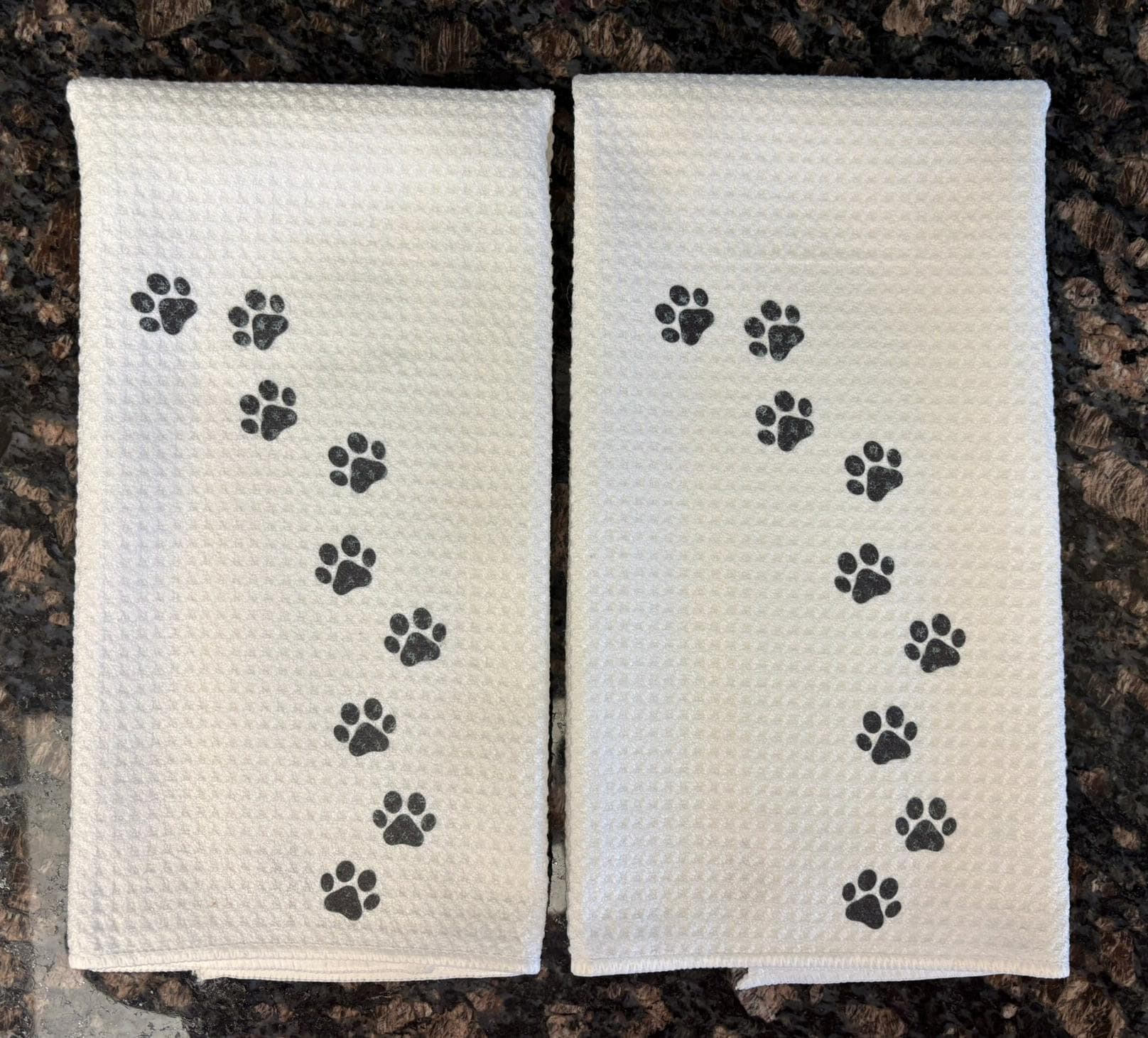 Proud Cat Mom Kitchen Towels Set Absorbent Waffle Microfiber Dish Towels - Image 4