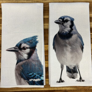 Blue Jays Kitchen Towels Set - Decorative Microfiber Kitchen Towels