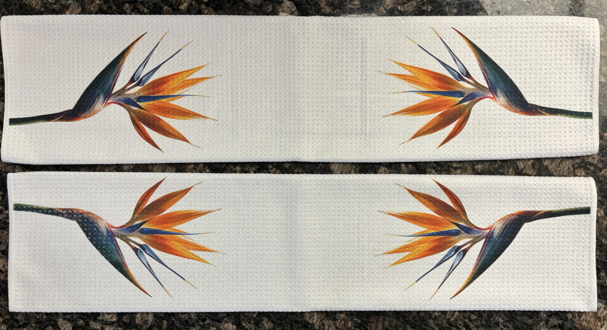 Bird of Paradise Kitchen Towels Set - Decorative Microfiber Kitchen Towels - Image 3