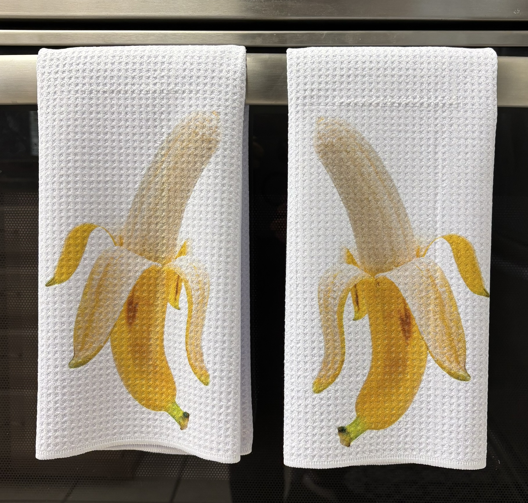 Banana Kitchen Towels Set - Bananas Dish Cloths for Kitchen Decor - Image 5
