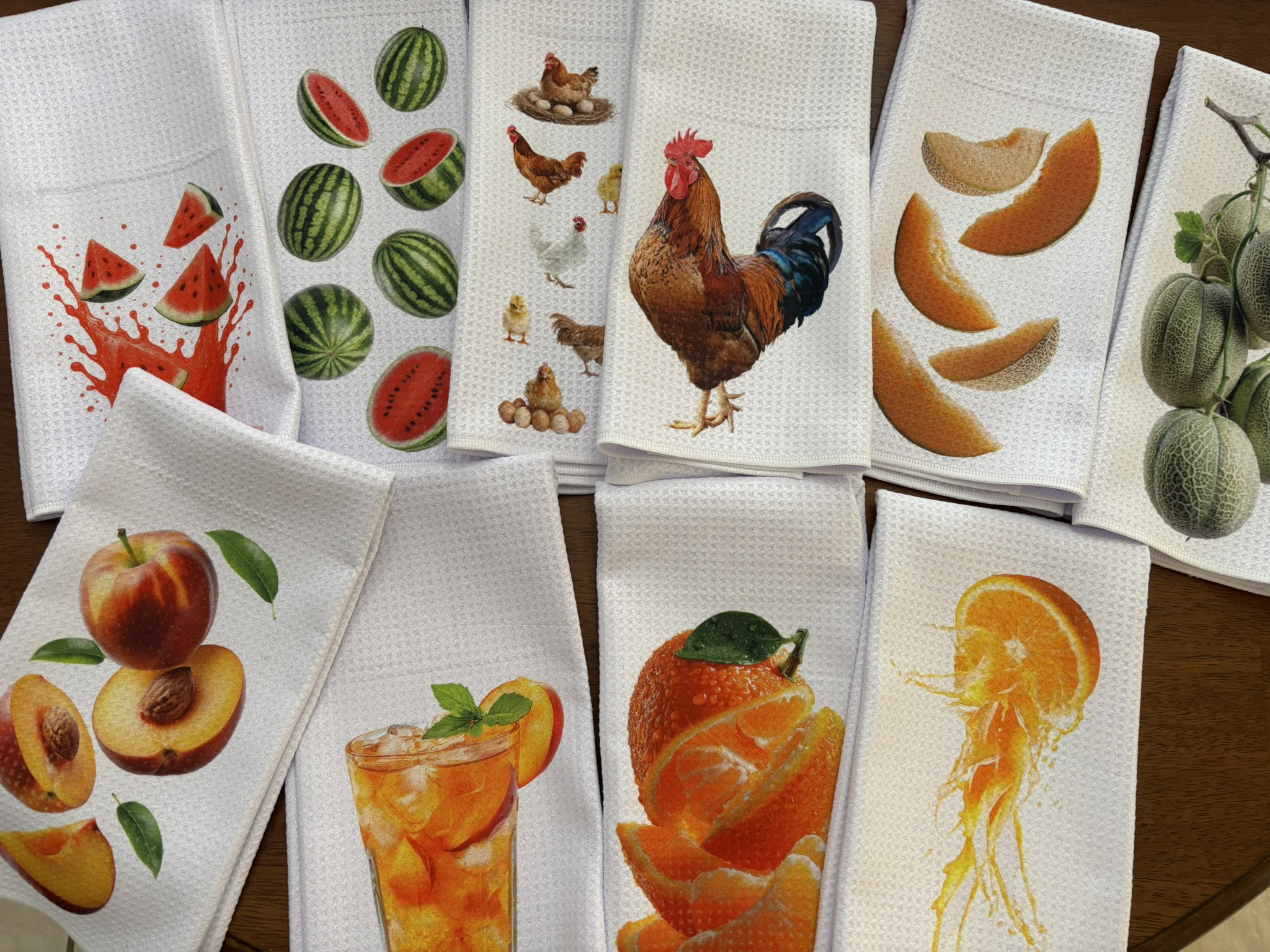 Jelly Beans Kitchen Towels Set - Decorative Kitchen Towels for Easter - Image 6