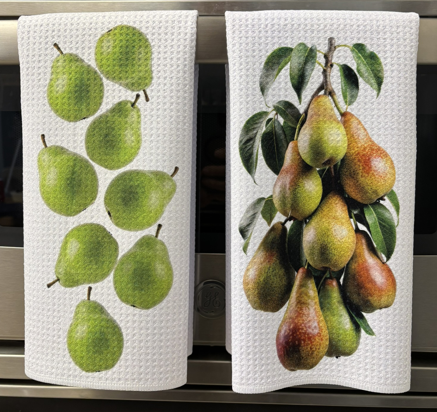 Fresh Pears Kitchen Towels Set - Decorative Kitchen Towels - Image 2