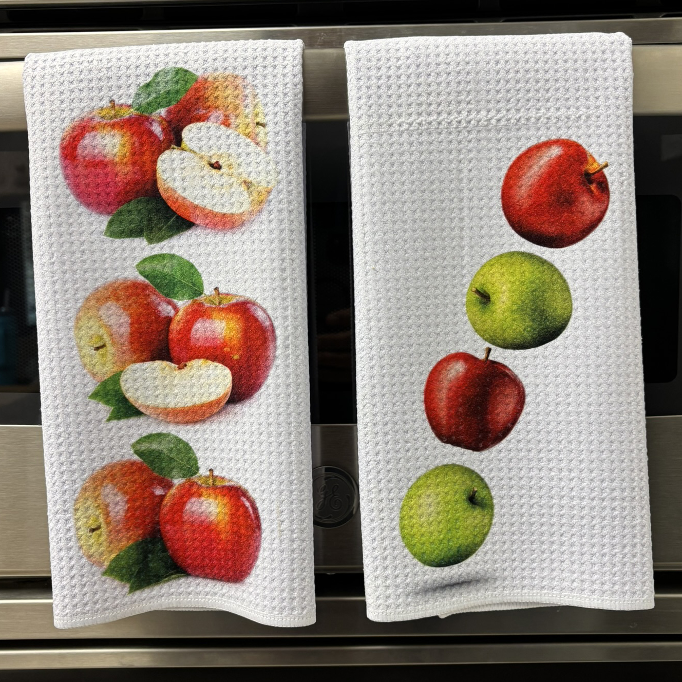 Fresh Apples Kitchen Towels Set - Decorative Kitchen Towels - Image 5