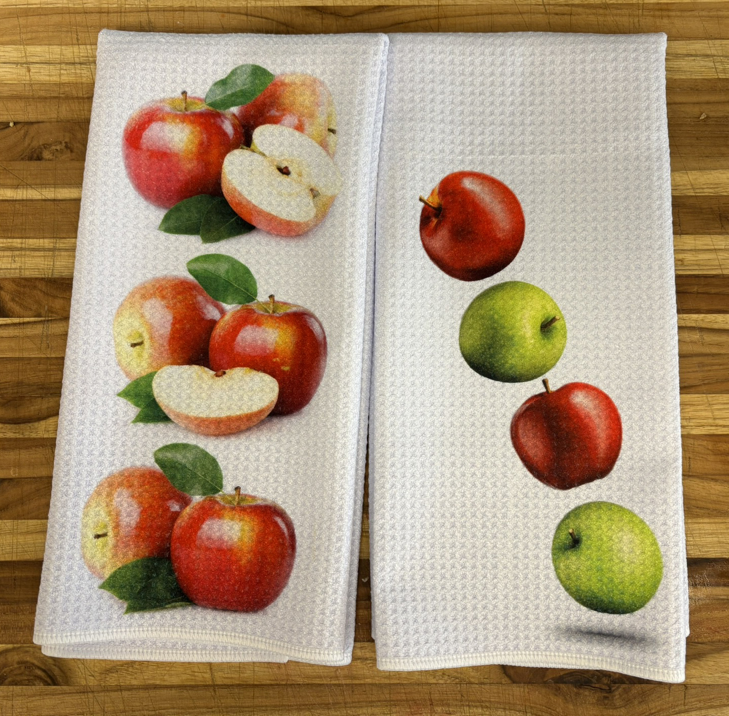 Fresh Apples Kitchen Towels Set - Decorative Kitchen Towels
