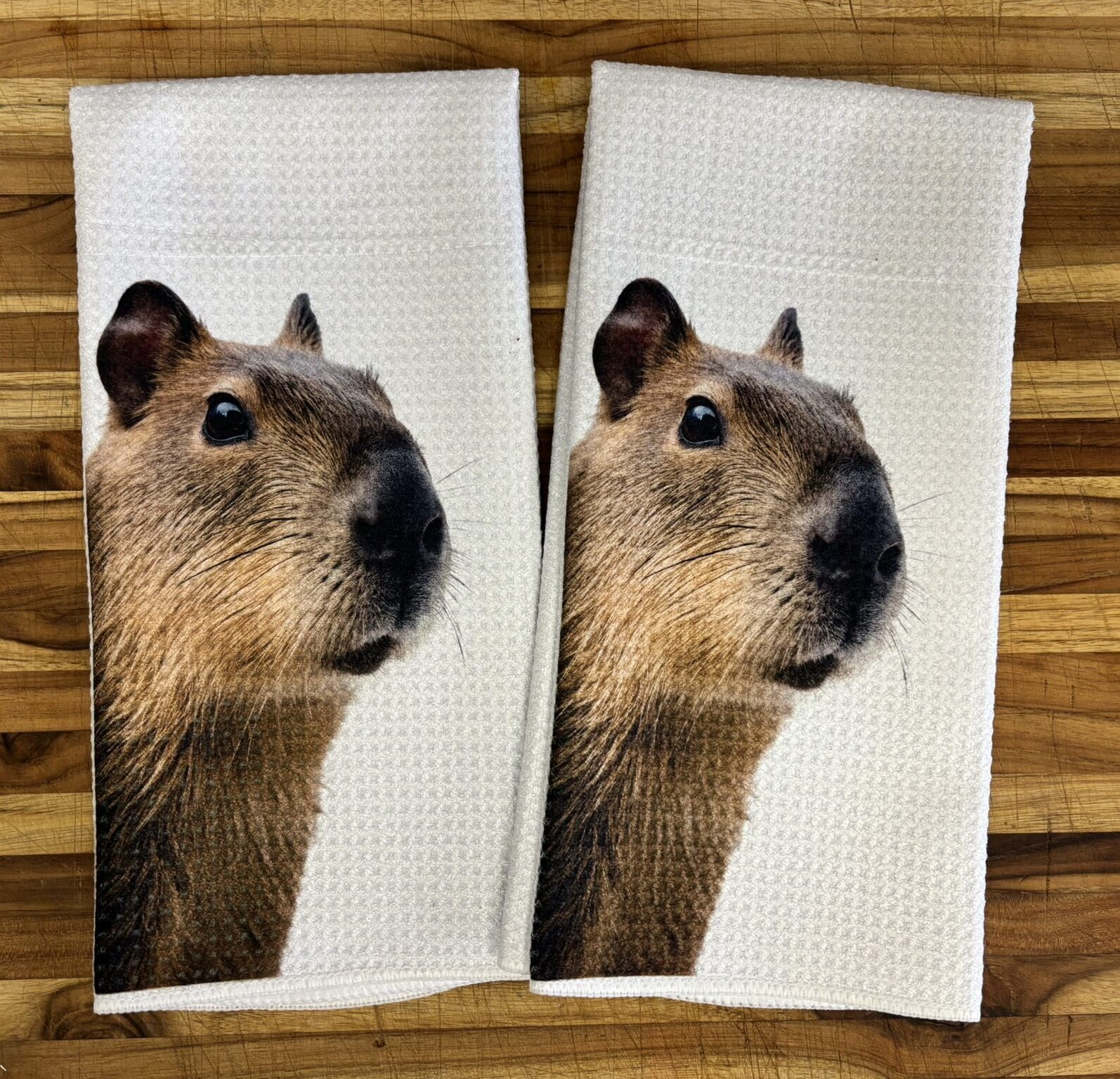 Capybara Decorative Kitchen Towels - Image 2