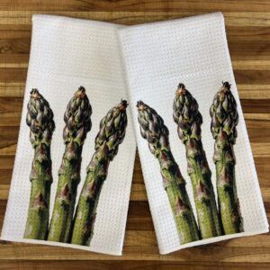 Fresh Asparagus Decorative Kitchen Towels