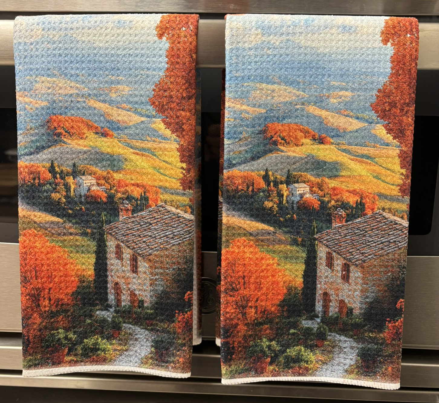 Tuscany Villa Decorative Kitchen Towels - Image 2