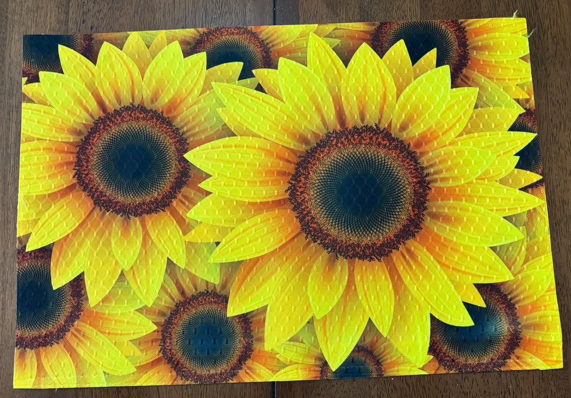 Sunflowers in Field Placemat - Dining Table Decor - Image 2